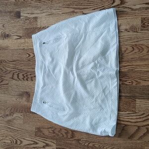 (L) Lopez Textured Neutral Cottagecore Minimalist Golf Sporty Skort Athleisure